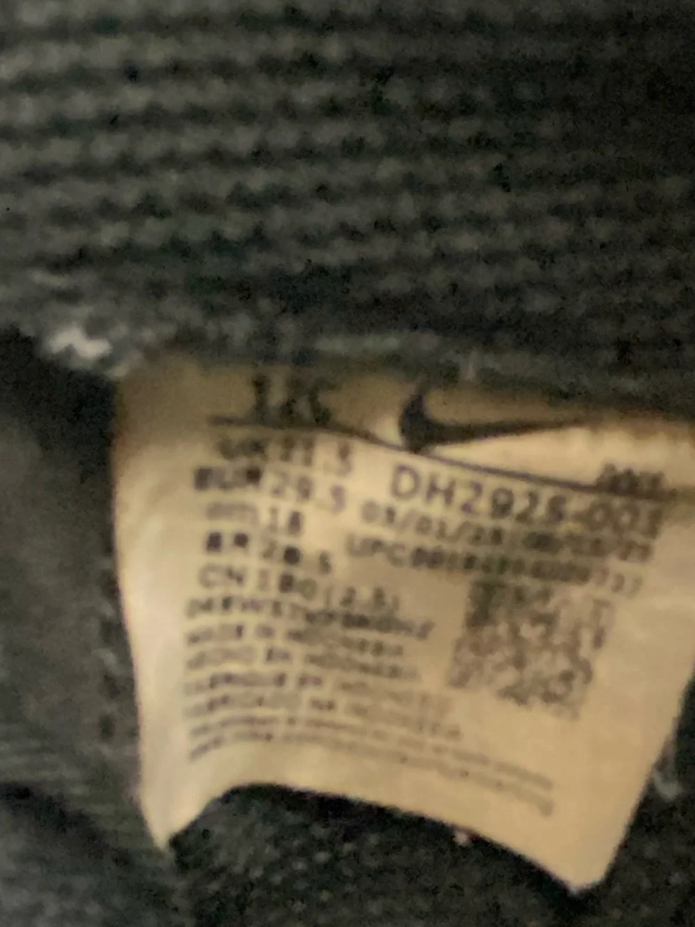 Nike Kids' Black Low-Top Sneakers Size 12 C